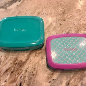 Benefit Cosmetic Cases in Purple and Teal